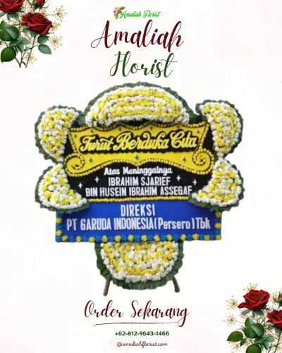 Papan Bunga Duka di Sengon