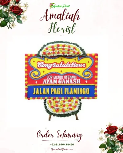 Bunga Papan Congratulation di Sengon